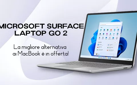 Microsoft Surface Laptop Go 2: il MacBook di Microsoft è SCONTATO