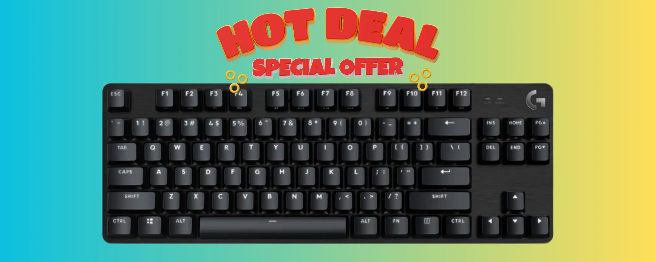 Tastiera da Gaming Logitech: super sconto del -35% con le Offerte di Primavera