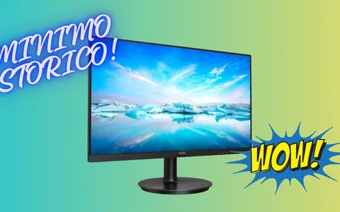 Monitor Full HD PHILIPS al suo minimo storico: lo porti a casa a meno di 90€