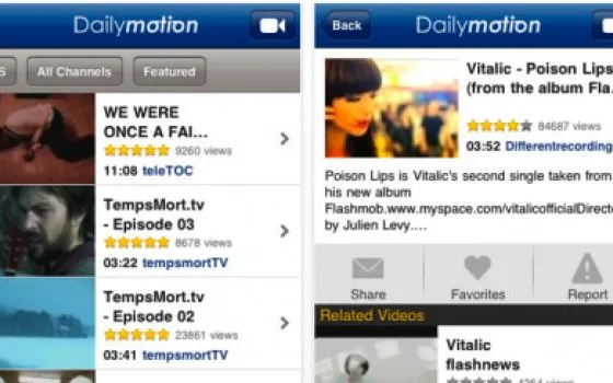 Daily Motion lancia la sua app per iPhone