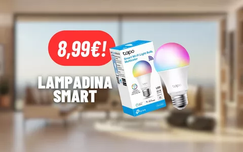 La tua casa è sempre più smart con la lampadina intelligente a 8,99€ su Amazon