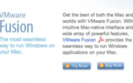 VMware Fusion passa alla 1.1.1