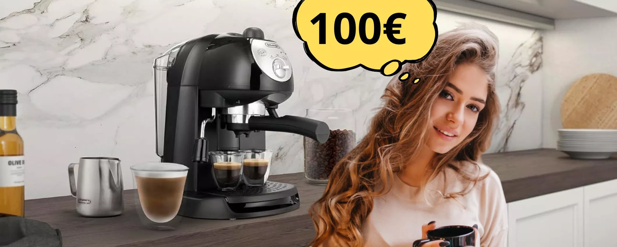 Per un Cappuccino decente non dovrai più andare al Bar: la macchina da Caffè De' Longhi è SUPER SCONTATA!