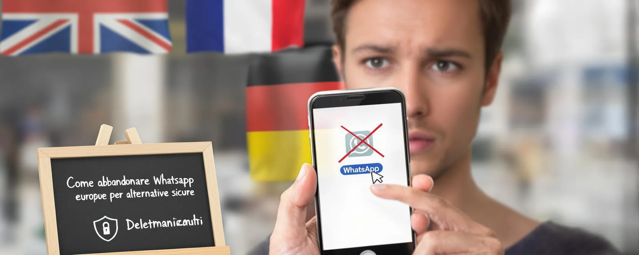 Come abbandonare WhatsApp per alternative europee sicure