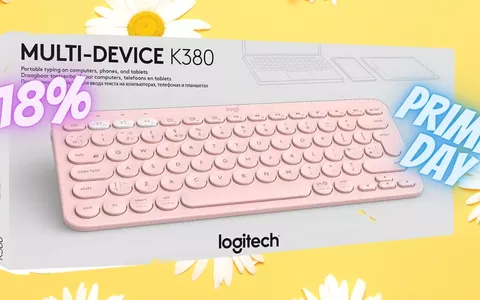 Logitech K380 è la tastiera dei Prime Day: unica e multidispositivo