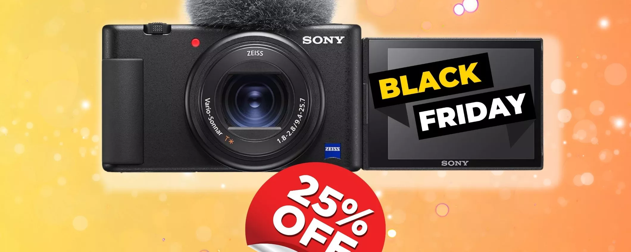 Afferra l'Offerta Black Friday: Sony Vlog Camera Fotocamera Digitale SUPER SCONTO