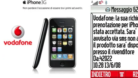 iPhone 3G: come prenotarlo con Vodafone (Aggiornato)