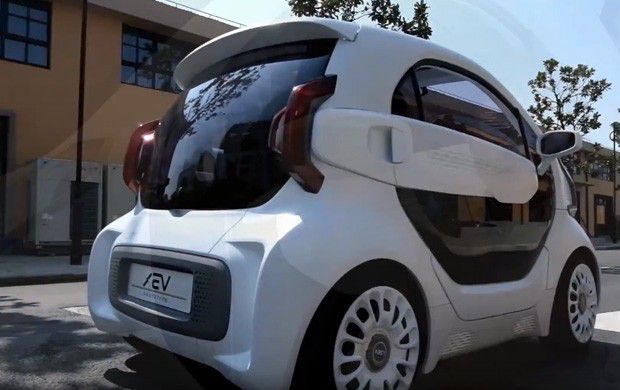 LSEV, l'auto elettrica realizzata con la tecnologia delle stampanti 3D