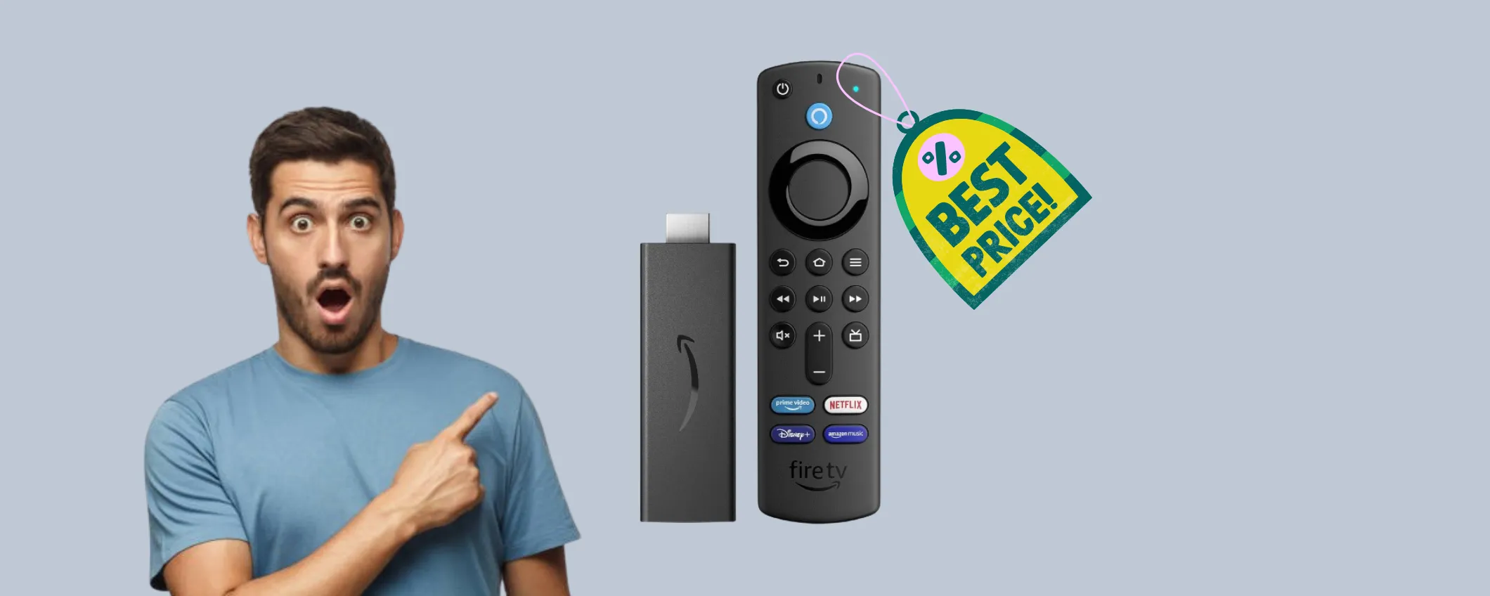 Tutto lo streaming che vuoi con il Fire TV Stick HD a meno di 30€ su Amazon