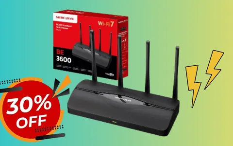 Rete internet super veloce con il Router Mercusys TP-Link in maxi sconto (-30%)