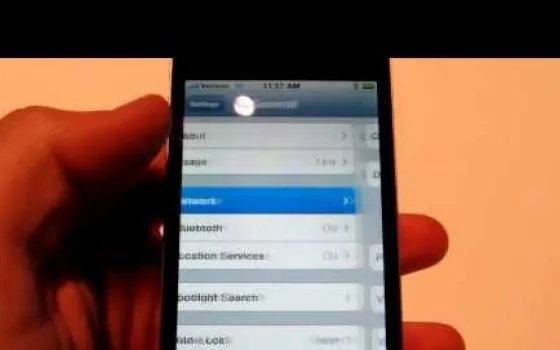 Video dell'iPhone 4 di Verizon con iOS 4.2.5