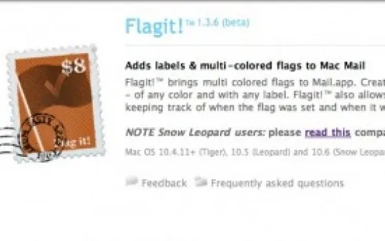 FlagIt! espande i flag di Mail.app