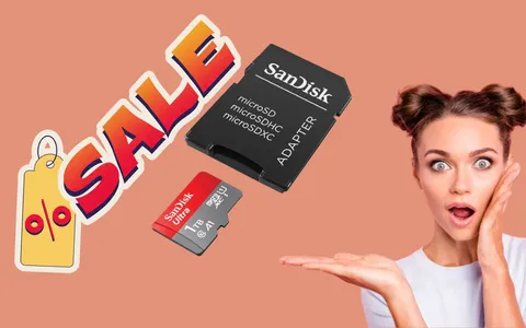1TB di storage extra con la Scheda microSDXC SanDisk a meno di metà prezzo