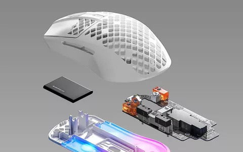 Mouse SteelSeries Aerox 3 versione Snow (2022) ad un prezzo FOLLE su Amazon
