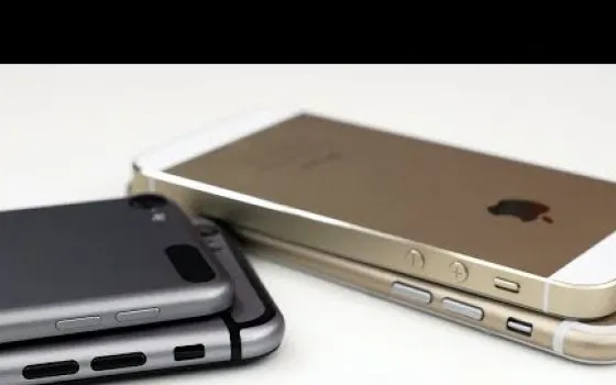iPhone 6, mockup Oro e Grigio Siderale in foto e video-confronti