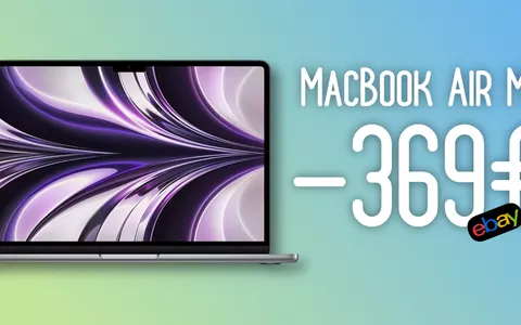 MacBook Air M2: sconto MOSTRUOSO su eBay e nuovo MINIMO STORICO