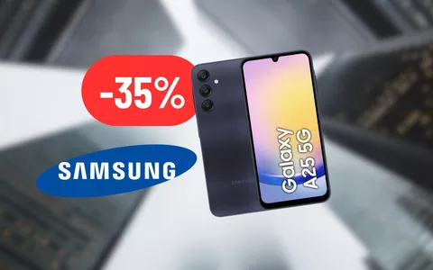 CALA A PICCO il prezzo del Samsung Galaxy A25 su Amazon
