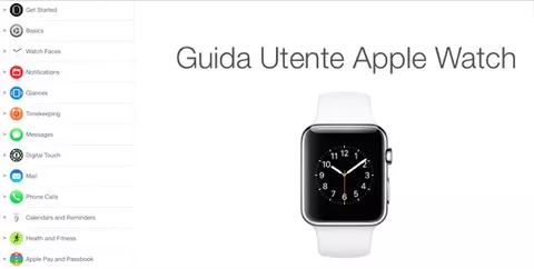 Apple Watch, la Guida Ufficiale con le istruzioni per l'uso