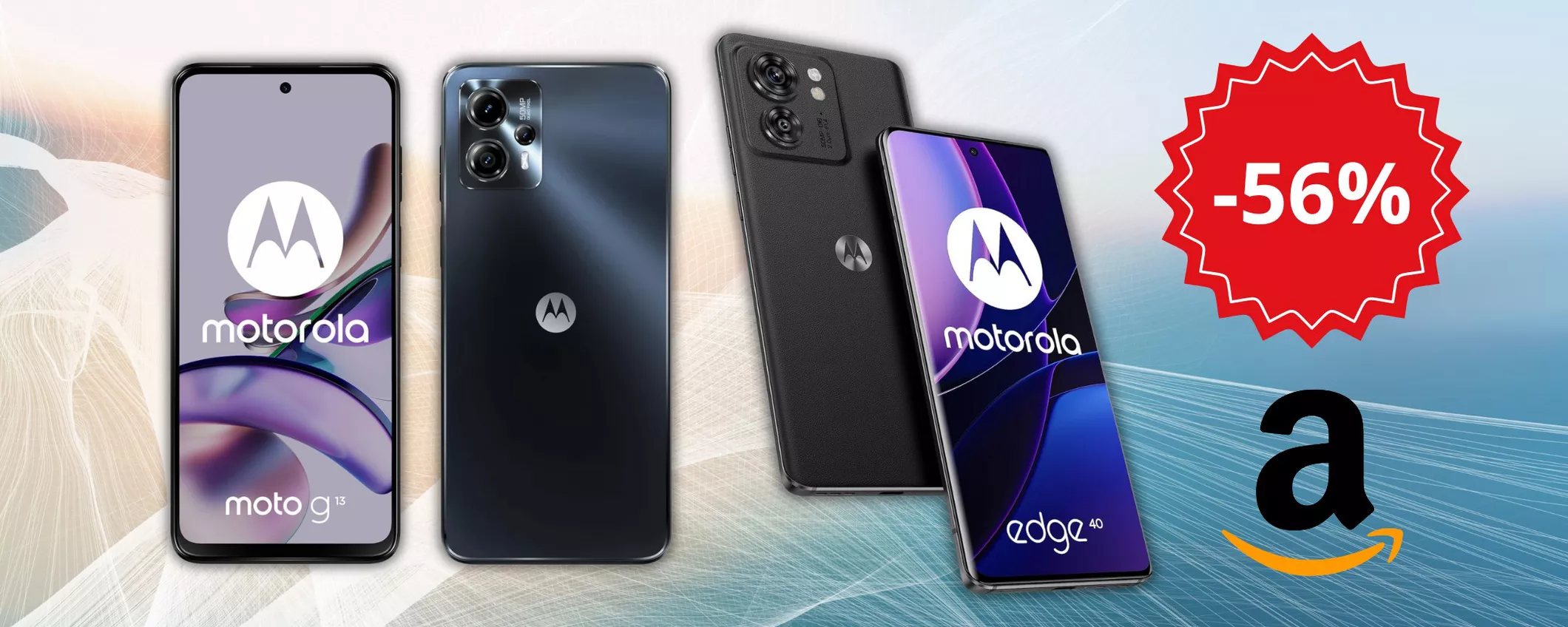 Motorola FA PIAZZA PULITA: tutti gli smartphone da 84€ con sconti fino al 56%