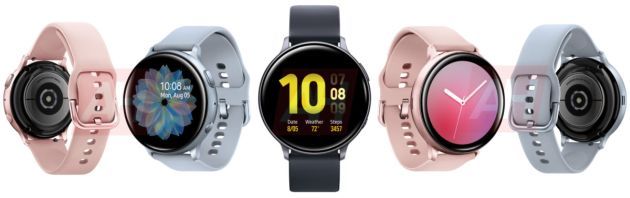 Samsung Galaxy Watch Active 2 render