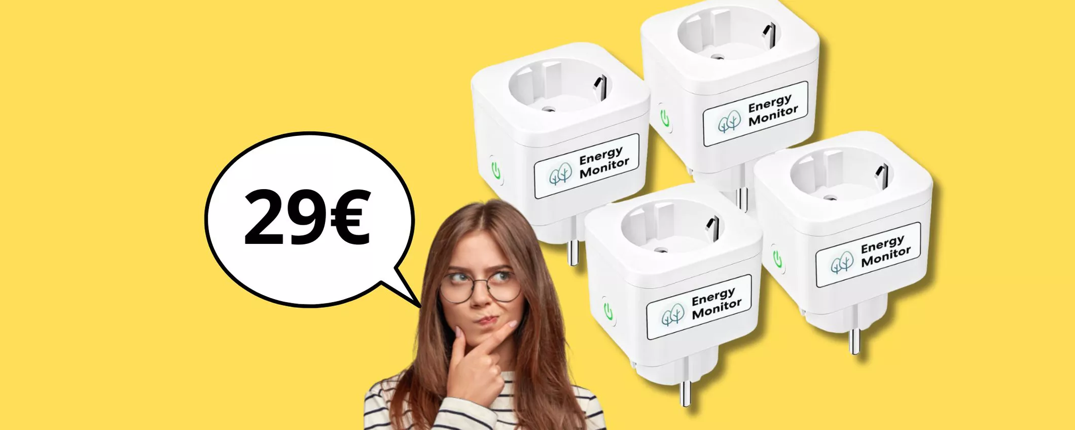 Con queste 4 prese smart a soli 29 euro controlli i tuoi elettrodomestici a voce e quanto consumano