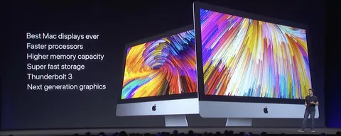 iMac da 21,5'' e 27'', nuovi modelli presentati alla WWDC 2017