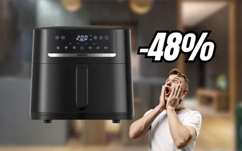 Friggitrice ad aria Xiaomi da 6L al 48% di sconto, anche a rate