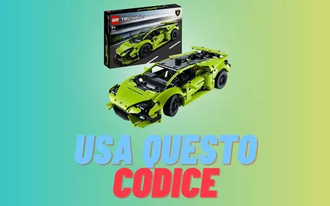 Lamborghini Huracan LEGO a soli 40,79€ con questo CODICE SCONTO