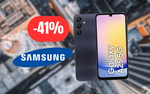 Samsung Galaxy A25: al 41% di sconto è un BEST BUY AMAZON