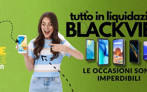 Blackview LIQUIDA TUTTO su Amazon: smartwatch, tablet e auricolari al 50%