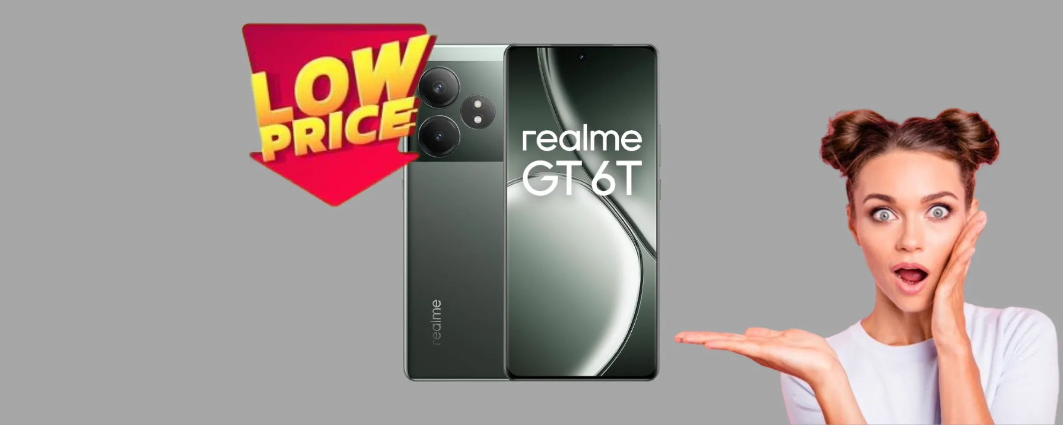 8+256GB: il Realme GT 6T è un gioiellino ed oggi lo paghi 180€ in meno