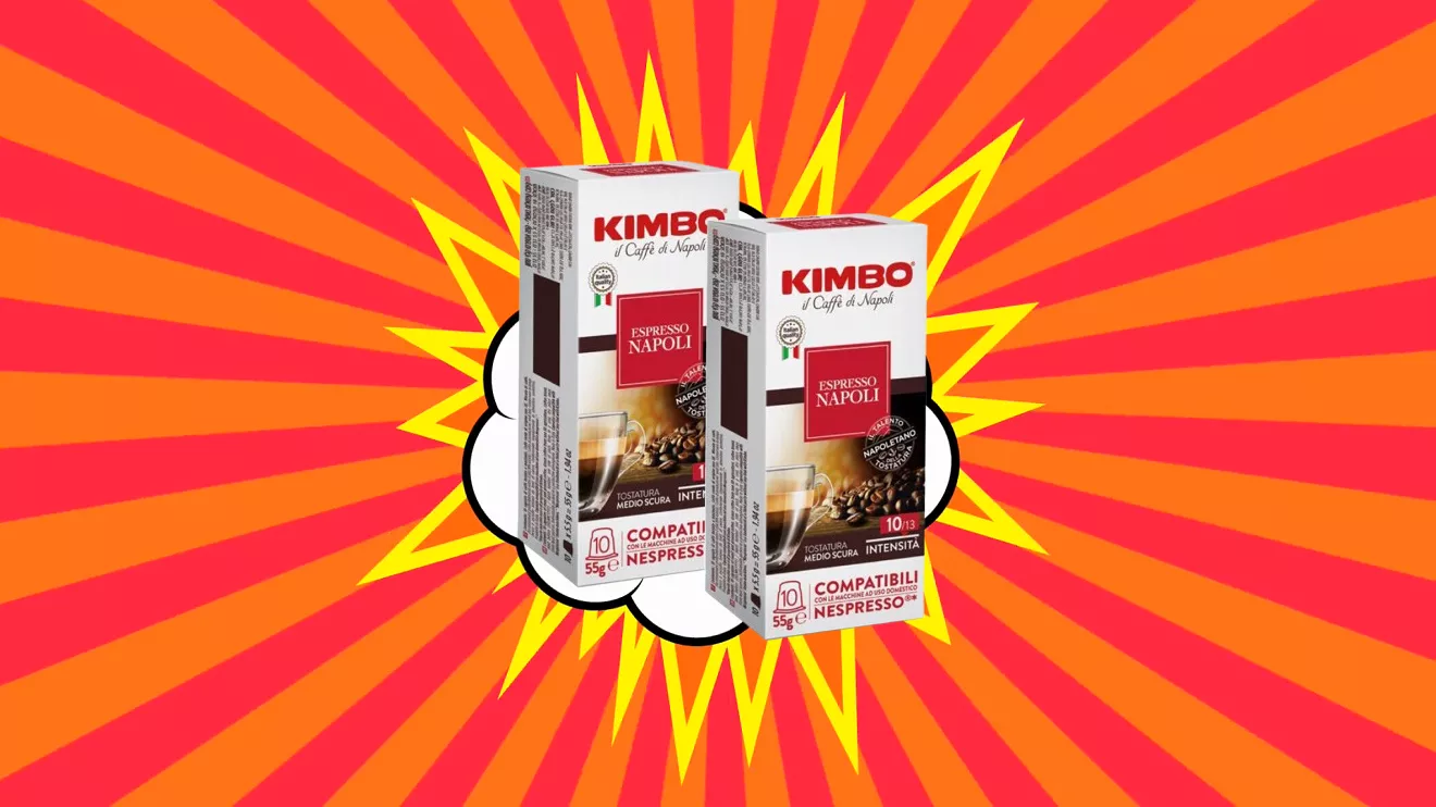 Caffè Kimbo: 200 CIALDE compatibili Nespresso oggi a PREZZO SCONTATISSIMO