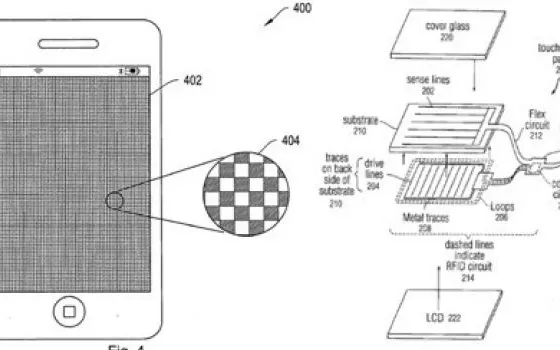 Brevetti: feedback tattile e riconoscimento impronte su iPhone