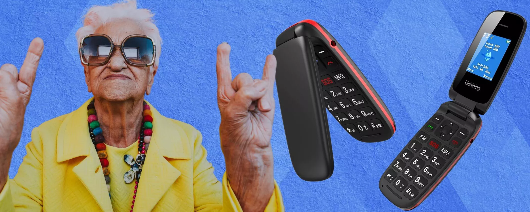 Telefono che ti SALVA: perfetto per nonno e nonna con tasto SOS