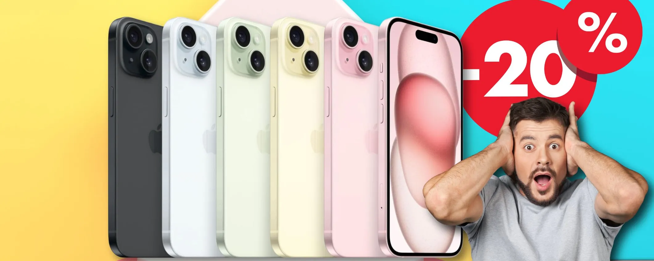 Apple iPhone 15 da 128GB: a questo prezzo NON PUOI RINUNCIARE (-17%)