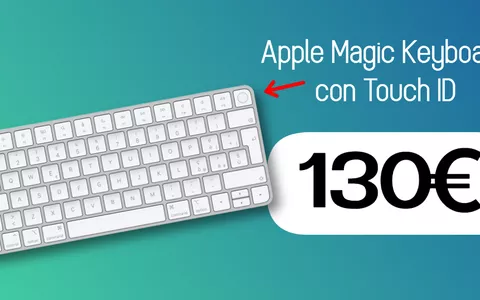 Magic Keyboard con Touch ID: -18% sulla splendida tastiera wireless di Apple
