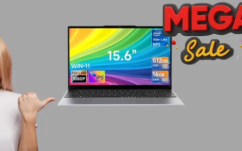 Pc portatile BMAX X15 Pro in offerta pazzesca: ancora per poco su Amazon