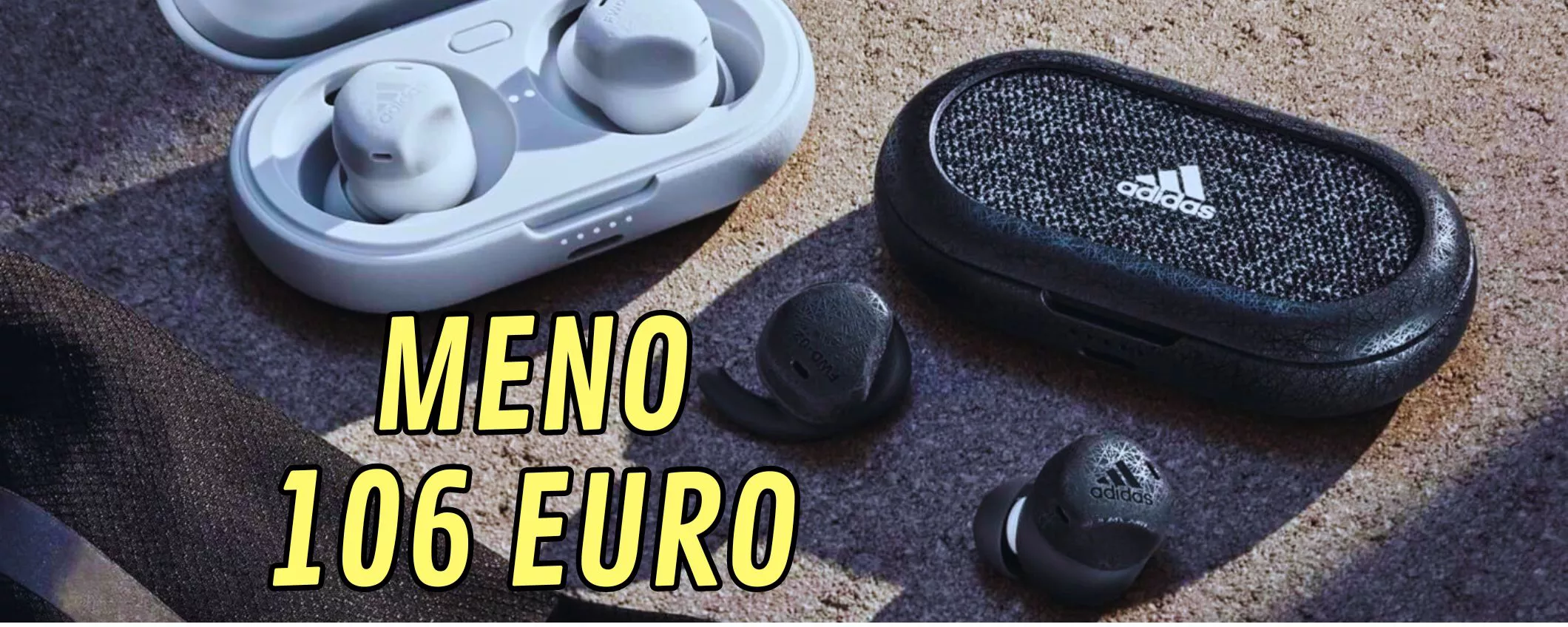 ADIDAS: Auricolari Bluetooth Wireless Premium al minimo storico MENO 106 euro