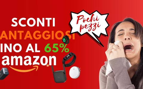 Amazon SOLO tecnologia utile: sconti VANTAGGIOSI fino al 65% con prezzi da 6€