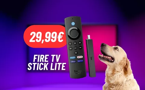 Con Amazon Fire TV Stick Lite rendi la tua TV Smart ad un PREZZO RIDICOLO