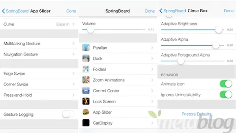 iOS 7, la Beta nasconde impostazioni segrete per nuovi gesture e funzioni