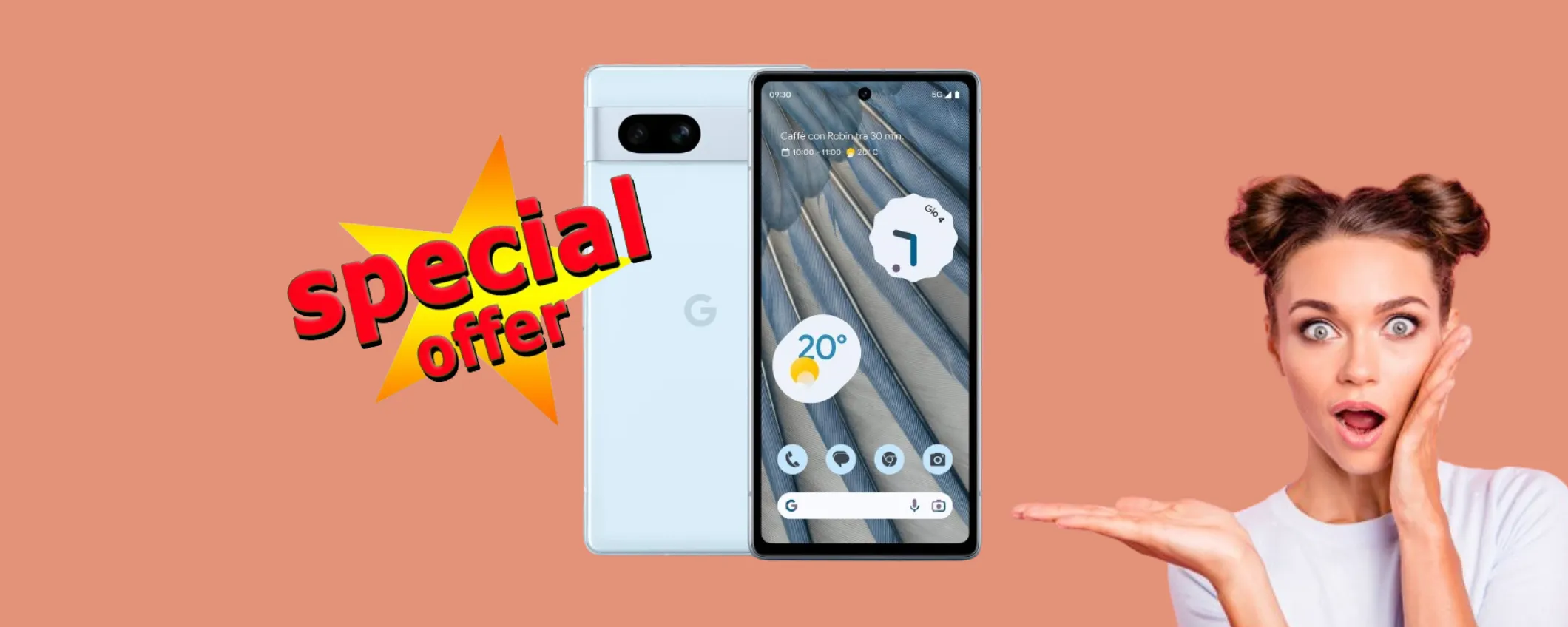 Risparmia più di 200€ sul Google Pixel 7a: offerta a tempo limitato su Amazon