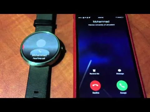 Answering iPhone calls using Android Wear