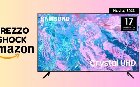 SPETTACOLARE smart tv Samsung da 55 pollici a PREZZO SUPER BASSO su Amazon!