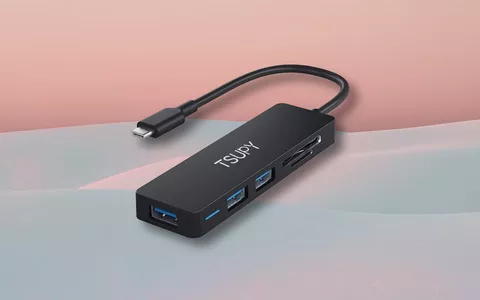 Hub USB-C 5-in-1 A MENO di 10 euro: perfetto per il tuo MacBook