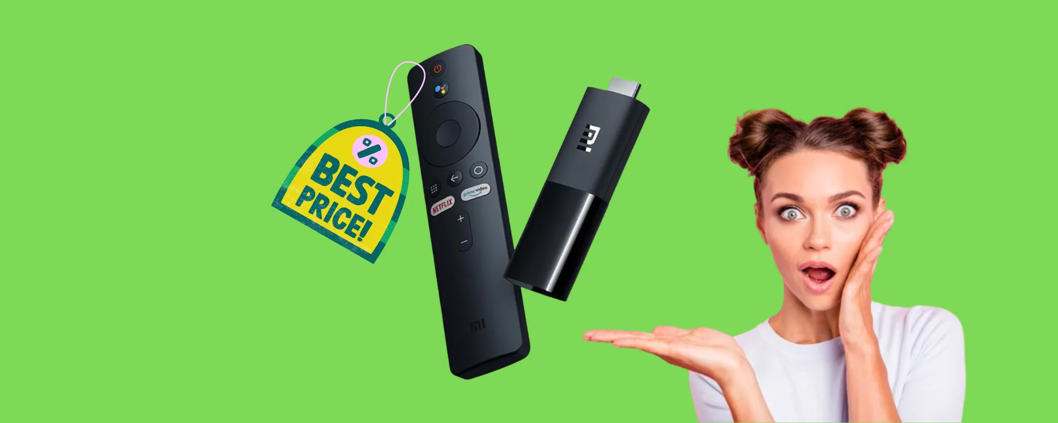 Tv Stick Full Hd Xiaomi Mi a mini prezzo con il doppio sconto eBay