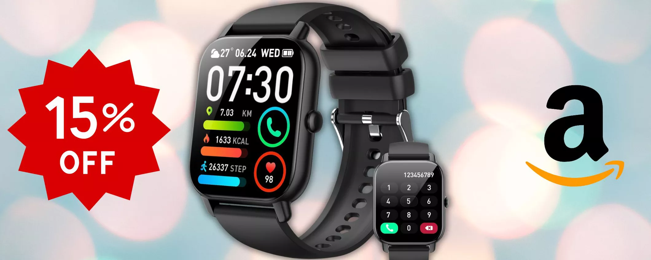 Smartwatch multifunzione: COUPON disponibile su Amazon ancora per POCO