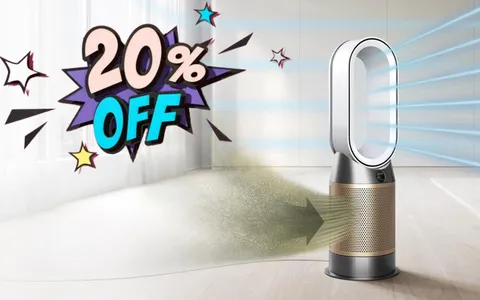 Risparmia 120€ sul Purificatore Termoventilatore 2-in-1 Dyson: solo su eBay