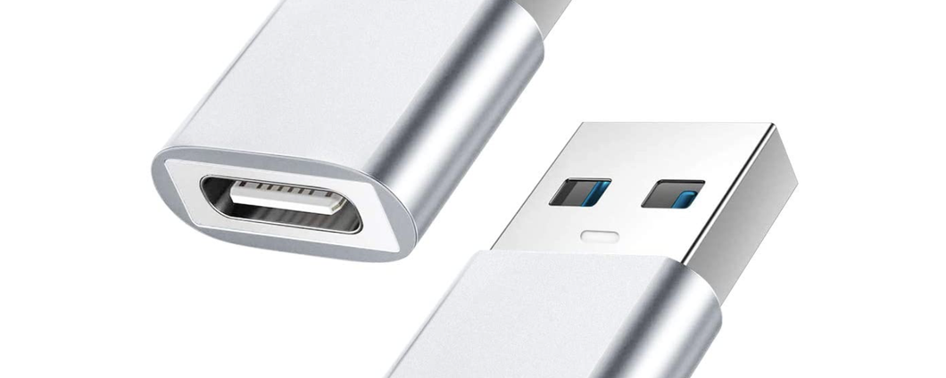 Adattatore USB-C USB-A (kit da 2): solo 1,99€ l'uno con spedizioni