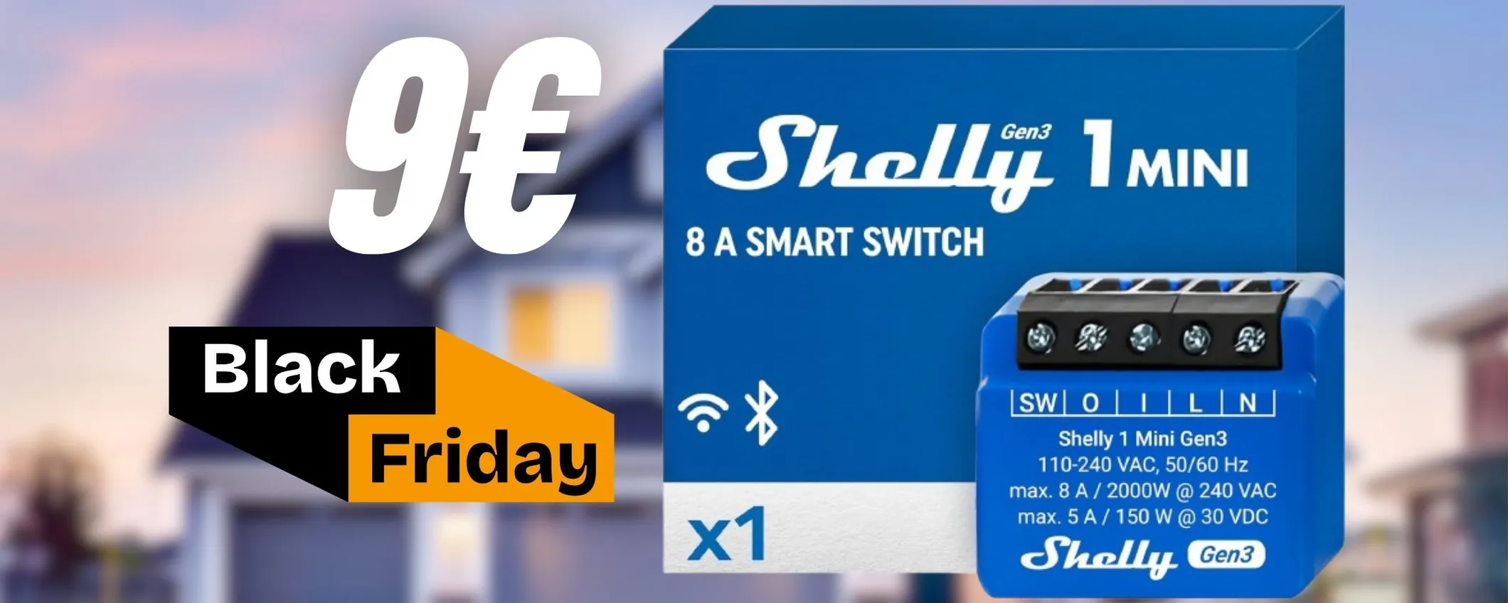 La domotica ai massimi livelli con l'interruttore smart Shelly (-36%)